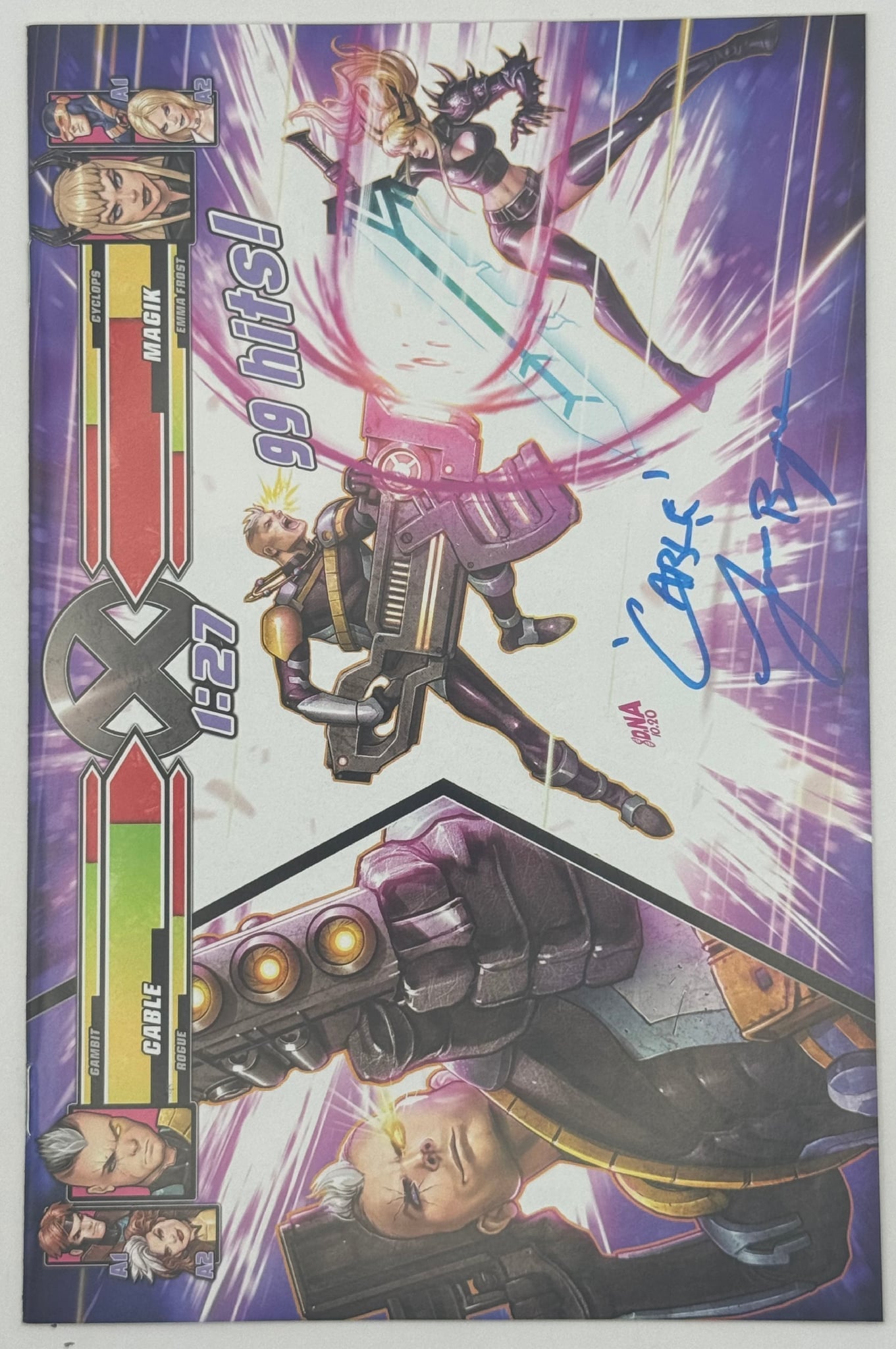 [Signed by Lawerence Bayne] Cable #6 Unknown Comics David Nakayama Exclusive Virgin Var Xos [IN STOCK] - Collectors World Toys Main image