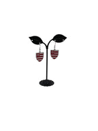 Soccer Club Shield Logo Earrings