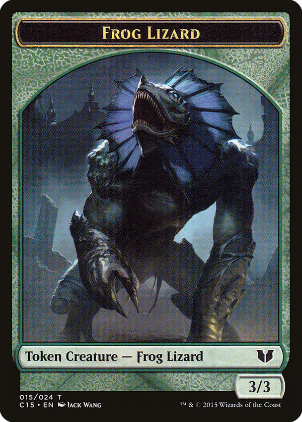 Frog Lizard (C15-015) - Commander 2015 Tokens