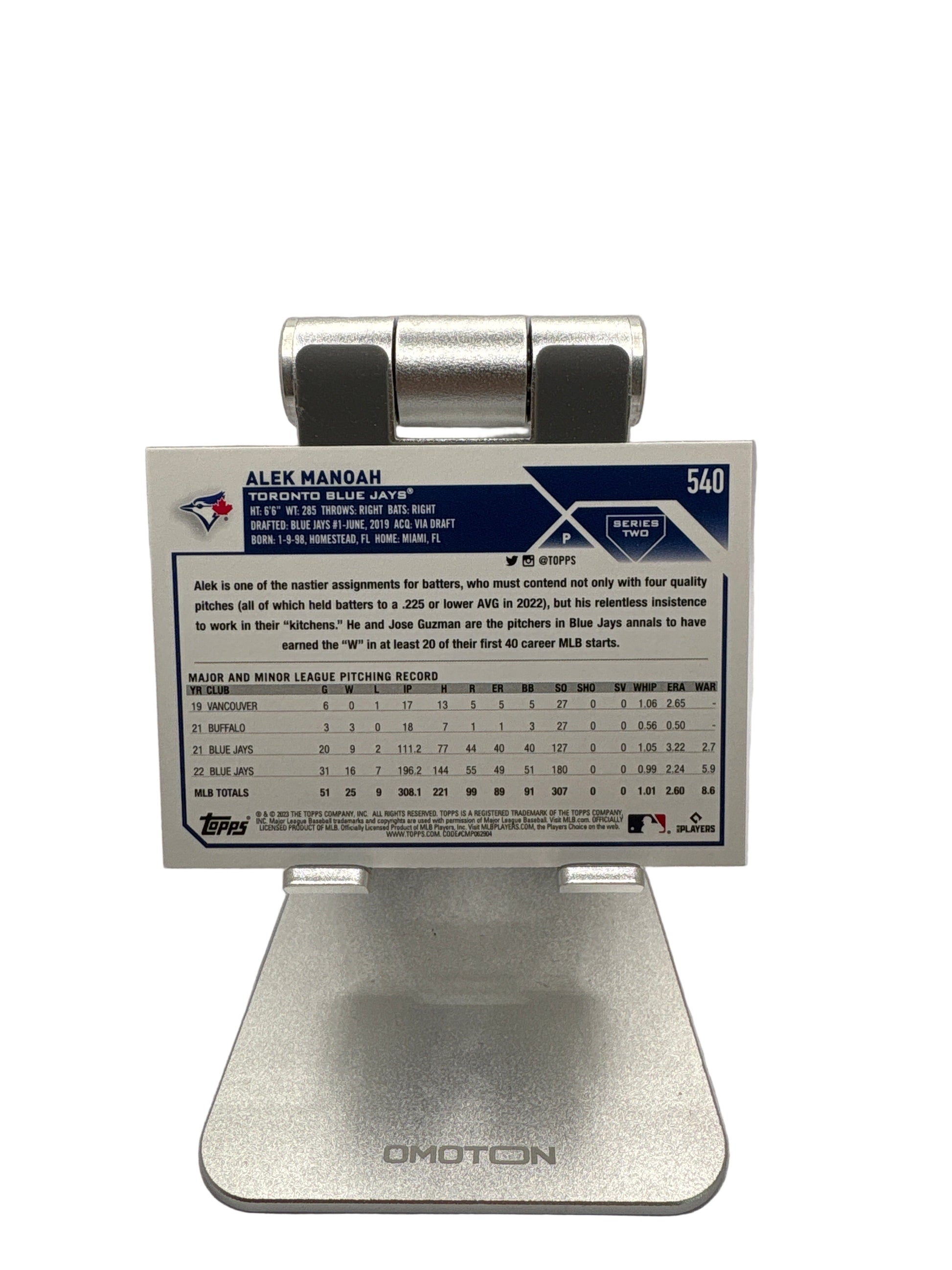 Topps Alex Manoah