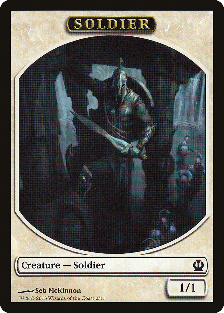 Soldier (THS-002) - Theros Tokens
