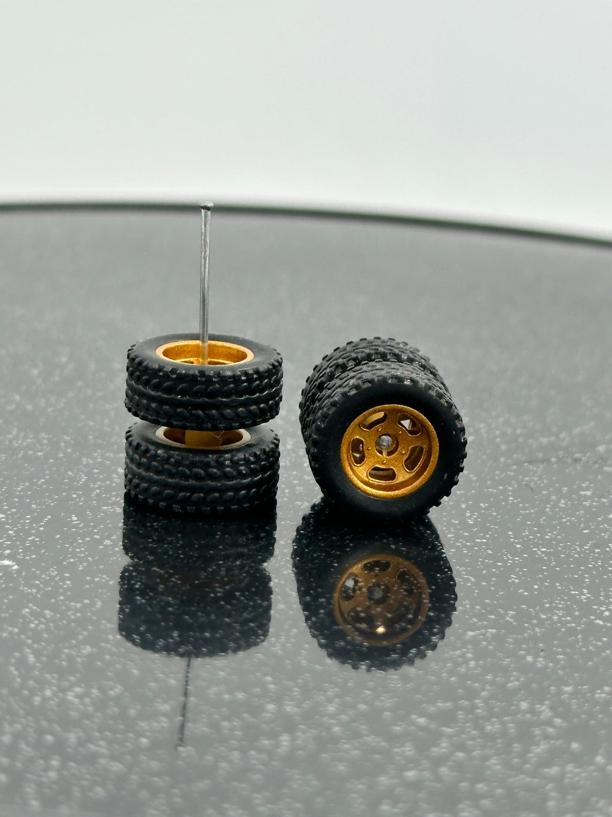 Rubber Wheels for Diecast Scale 1/64