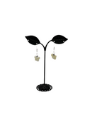 White/Yellow Butterfly Earrings