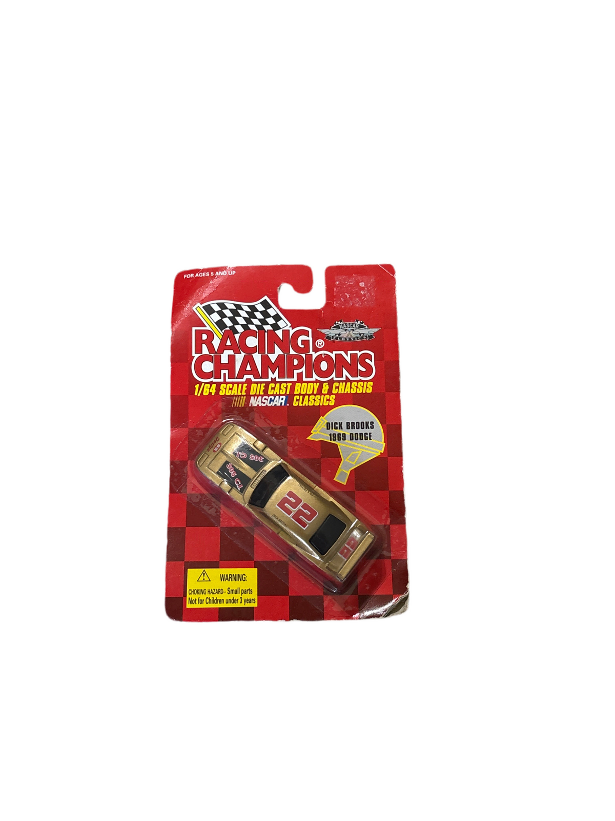 Racing Champions Dick Brooks Diecast gold