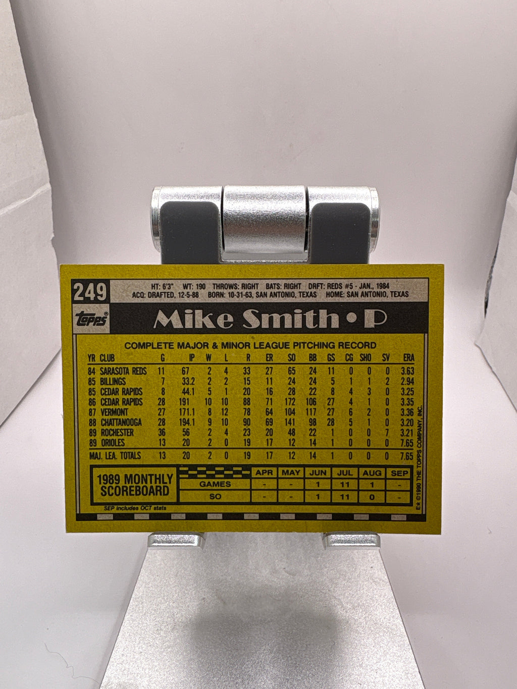 Topps Mike Smith