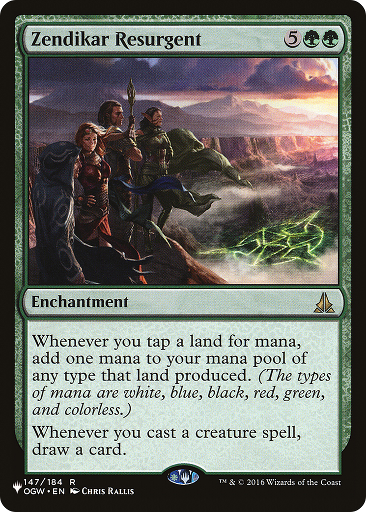 Zendikar Resurgent (LIST-OGW-147) - The List
