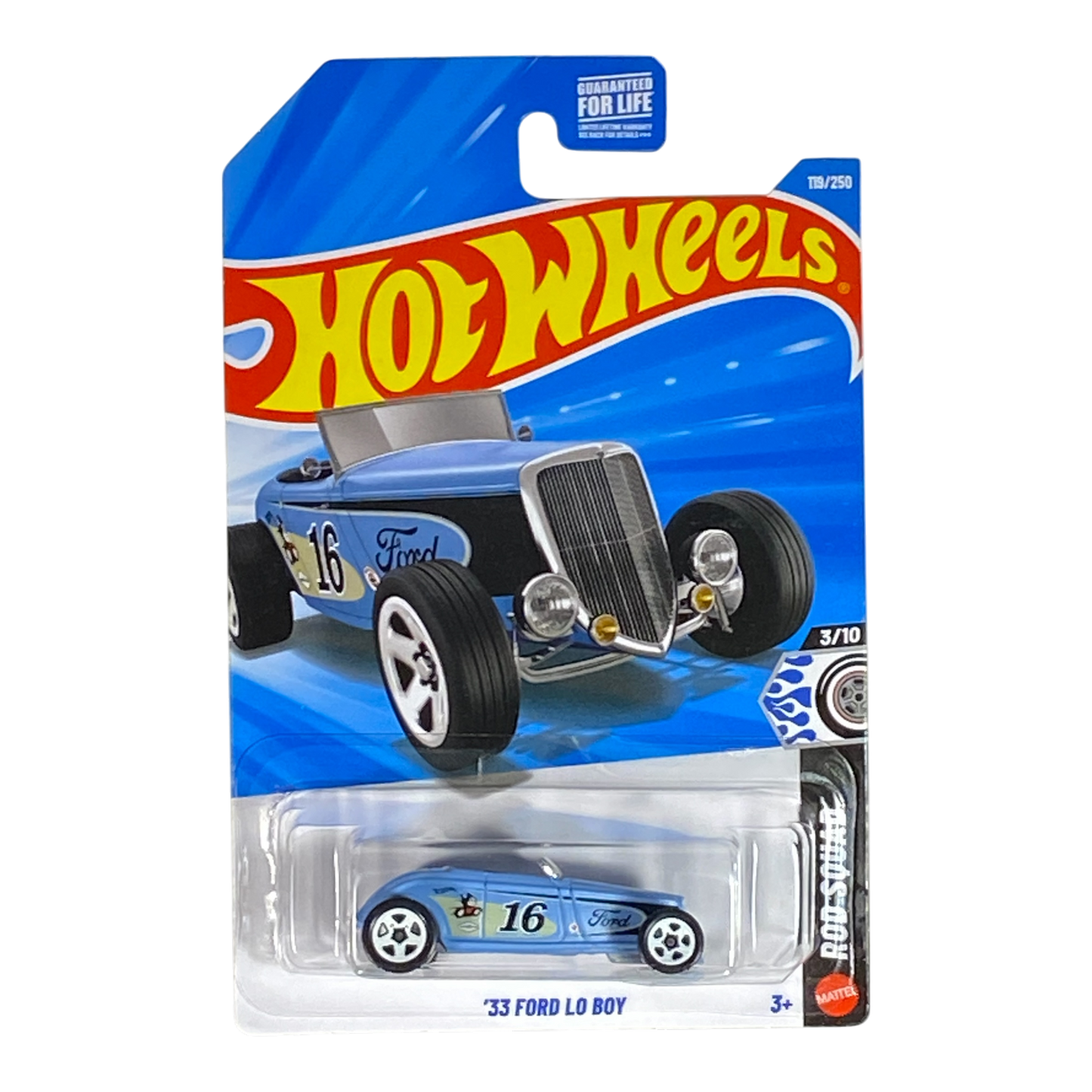 Hot Wheels '33 Ford Lo Boy - Rod Squad Series 3/10