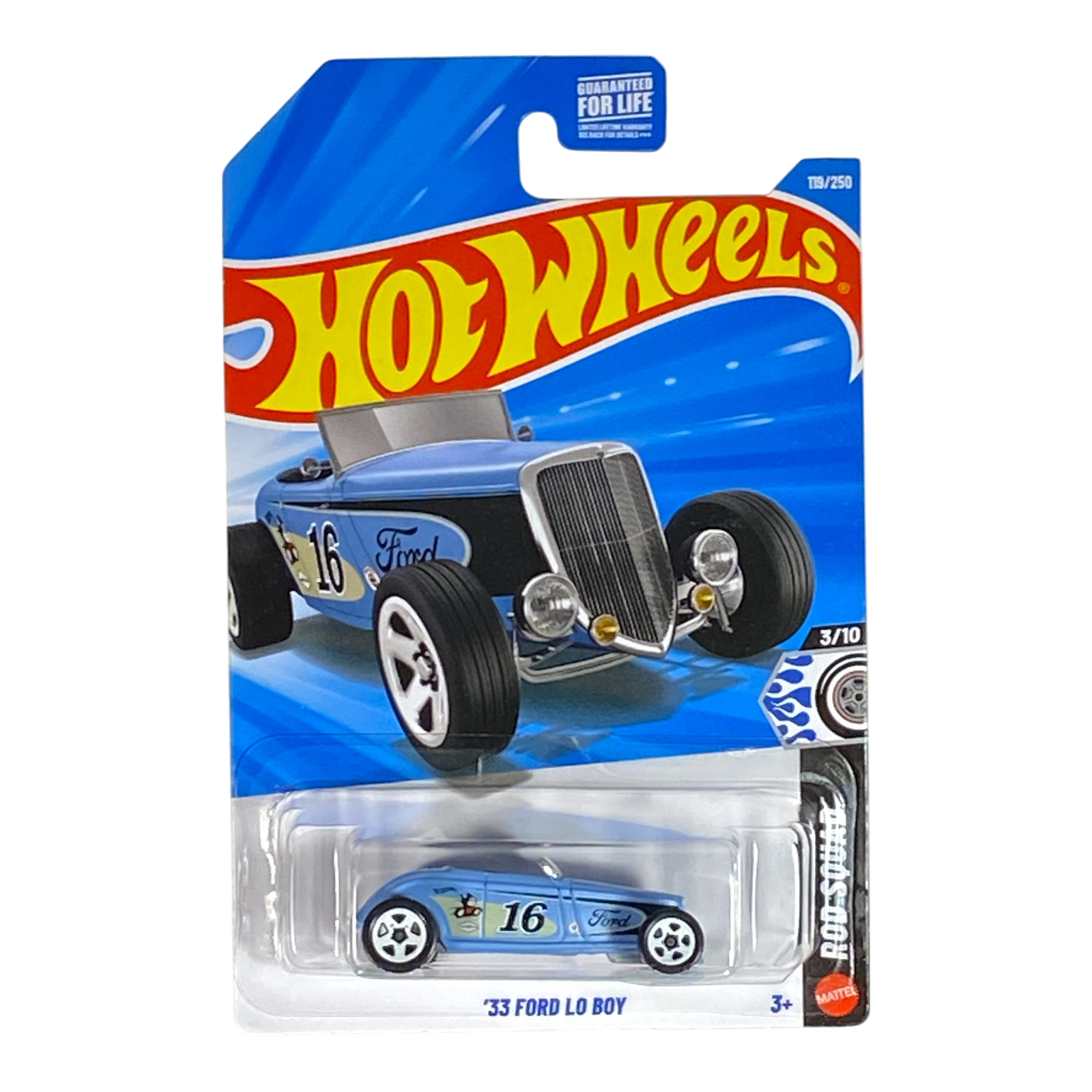 Hot Wheels '33 Ford Lo Boy - Rod Squad Series 3/10