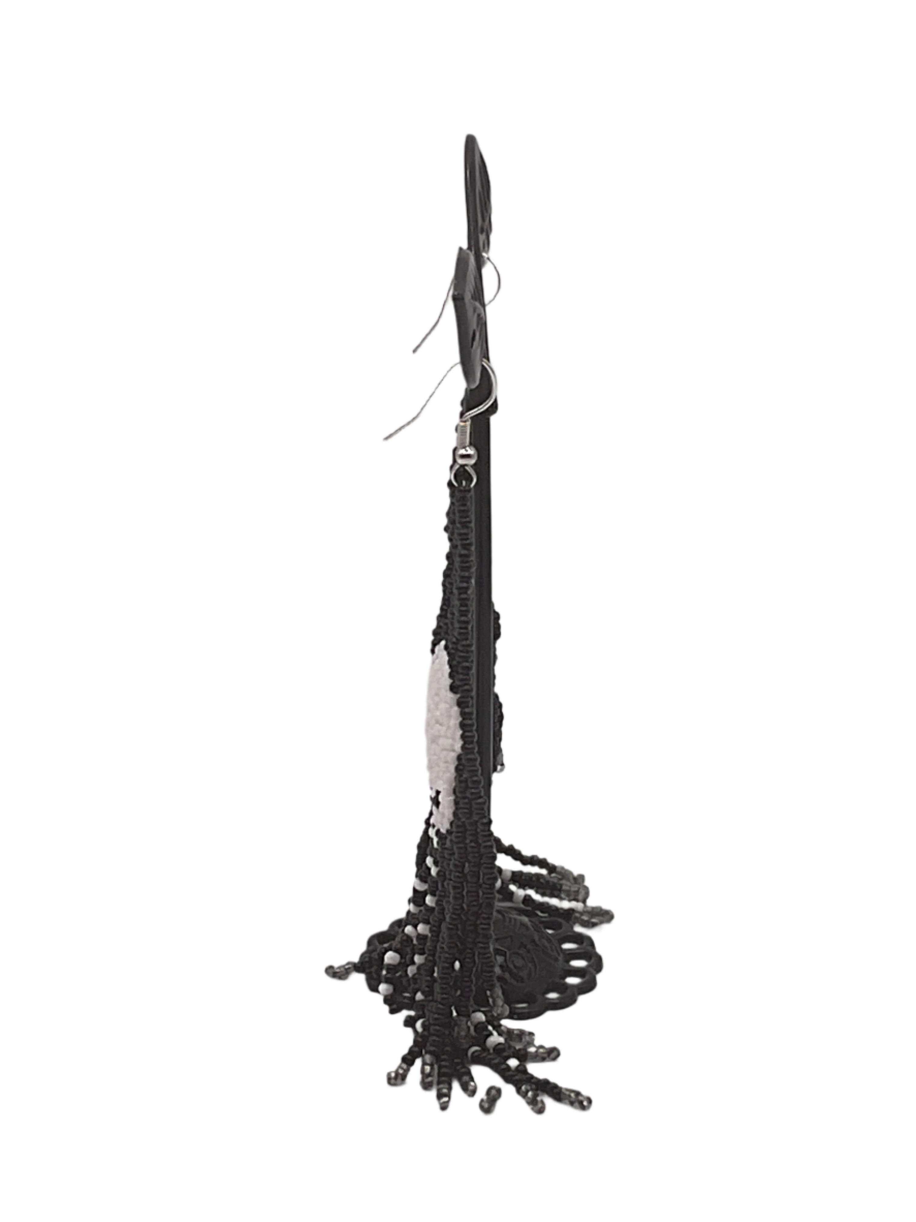 Skull Tassel Earrings