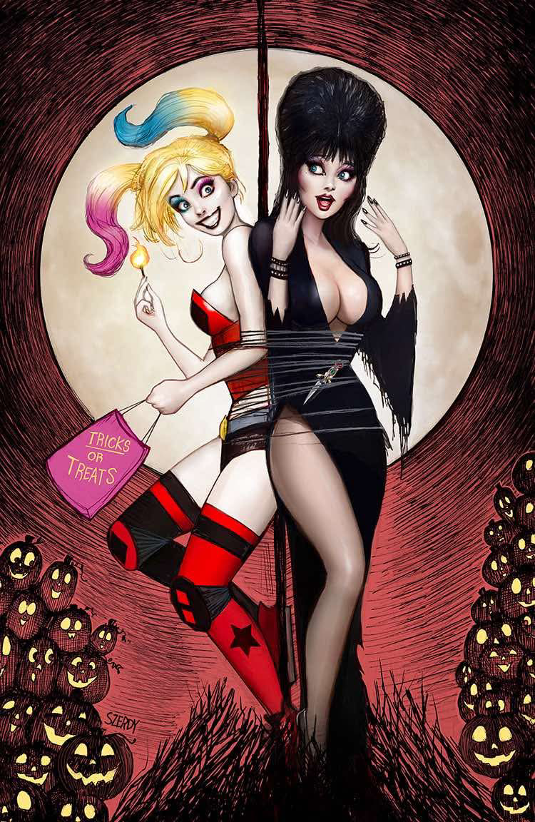 Harley Quinn X Elvira #1 - NYCC 2025 Exclusive Nathan Szerdy Variant (10/2025) Main image
