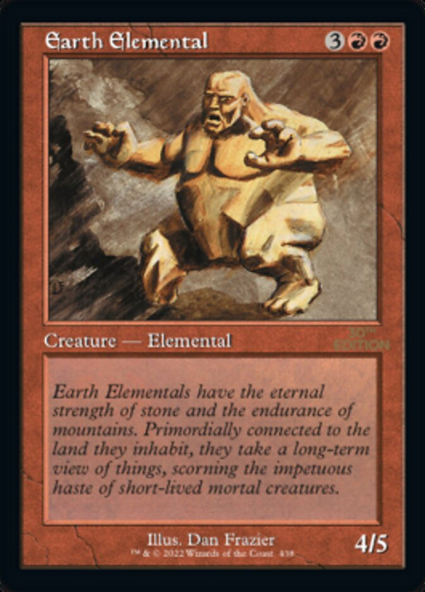 Earth Elemental (Retro Frame) (30A-438) - 30th Anniversary Edition