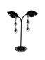 Silver stud/drop earrings
