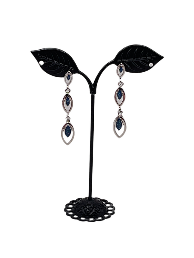 Silver stud/drop earrings - Collectors World Toys Hover Image