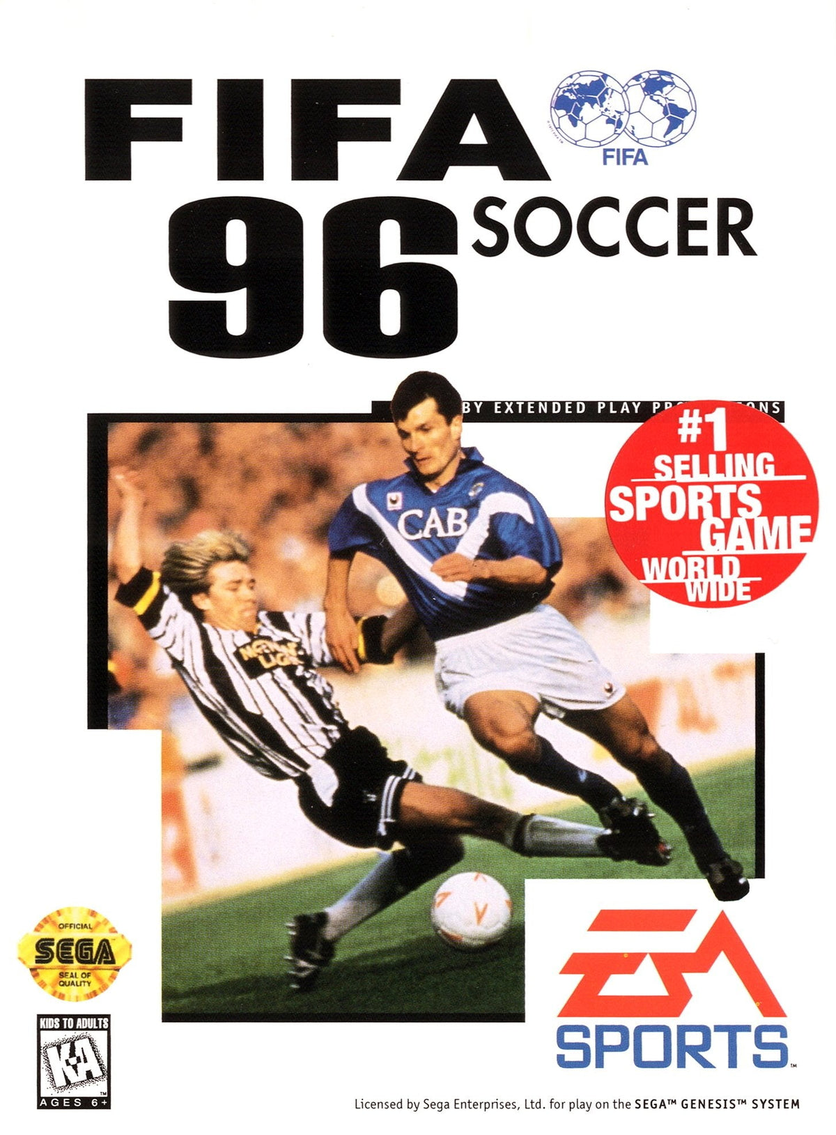 FIFA 96 (Sega Genesis) Main image