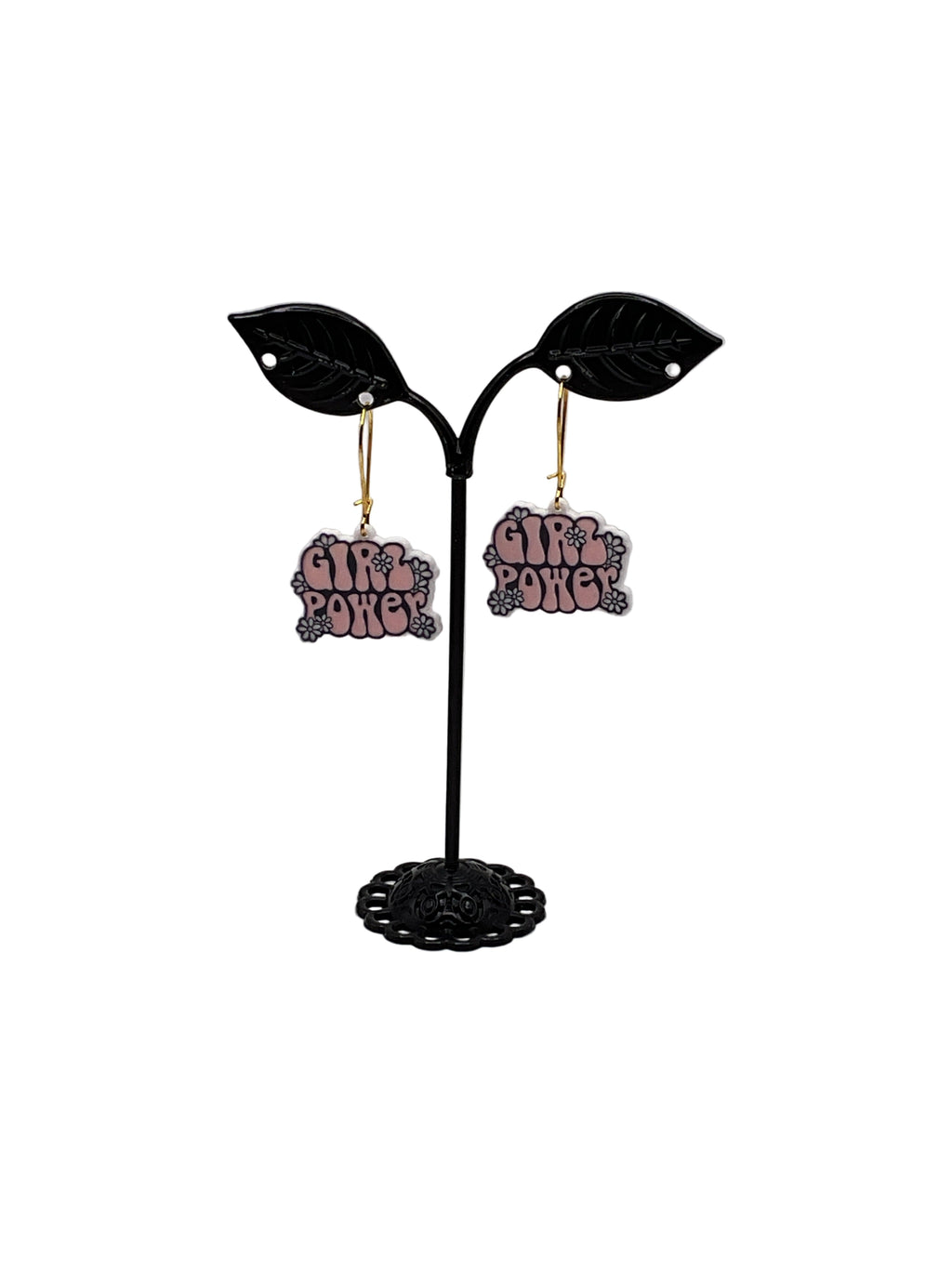 Girl power earrings