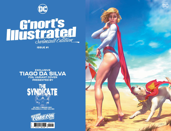 [FOIL] GNORTS ILLUSTRATED SWIMSUIT EDITION #1 TIAGO DA SILVA (616) EXCLUSIVE NYCC VIRGIN VAR (10/25/2023) - Collectors World Toys