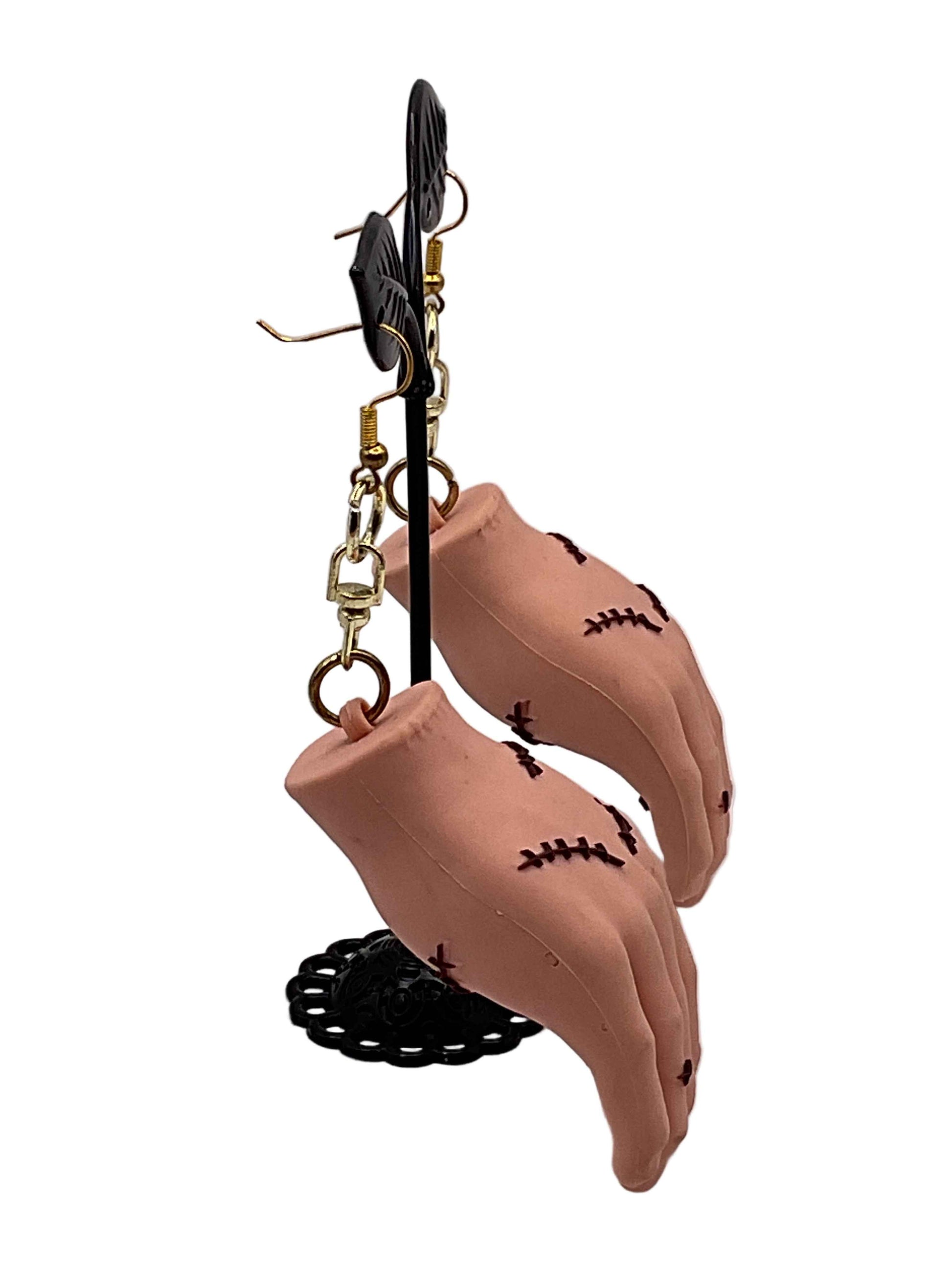 Frankenstein Hand Earrings