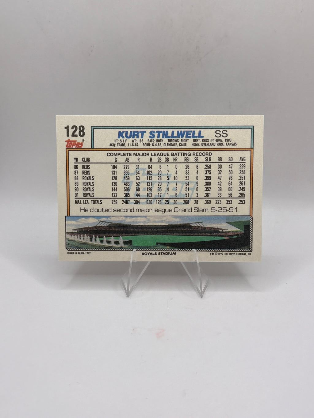 Topps Kurt Stillwell
