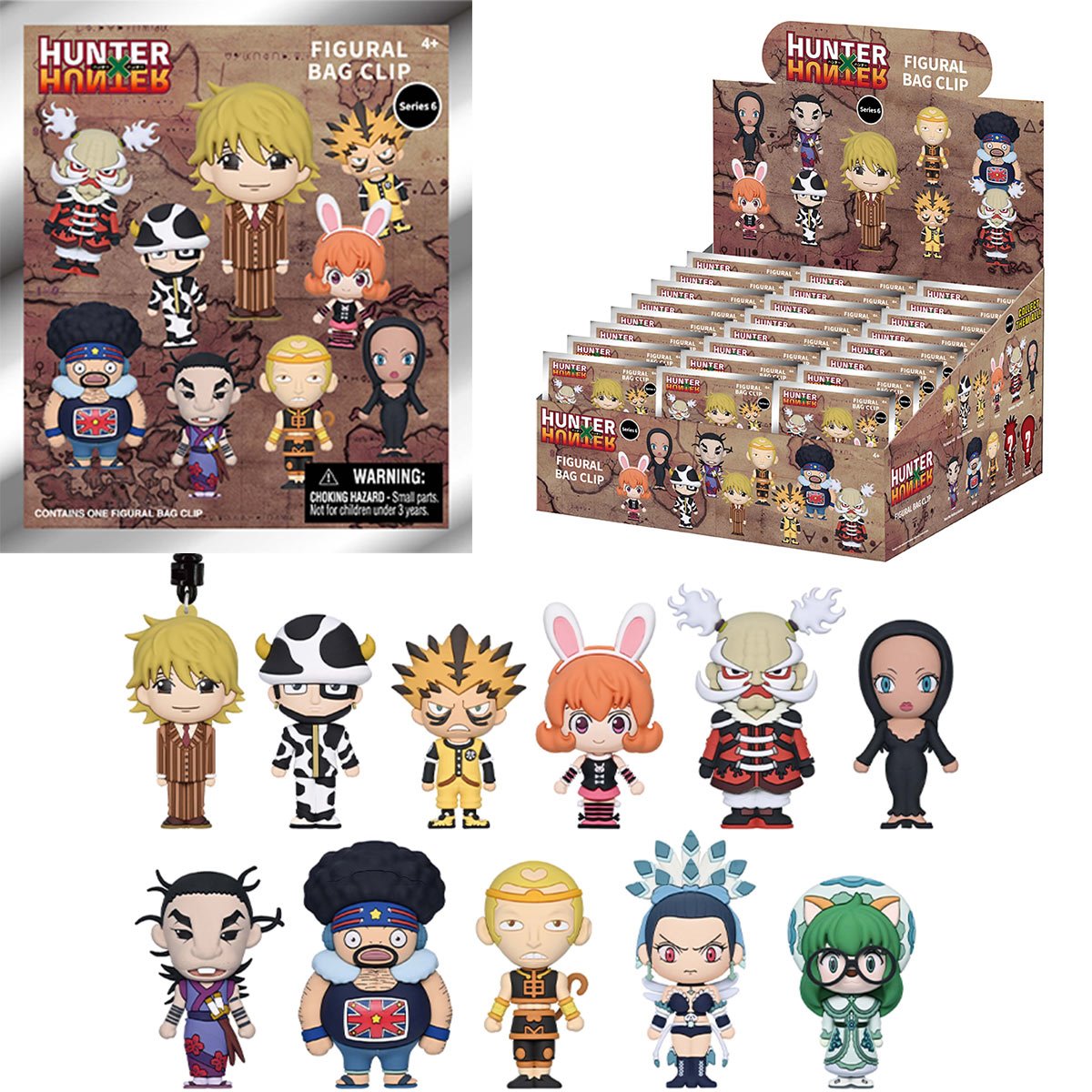Hunter x Hunter Series 6 3D Foam Blind Bag Clip
