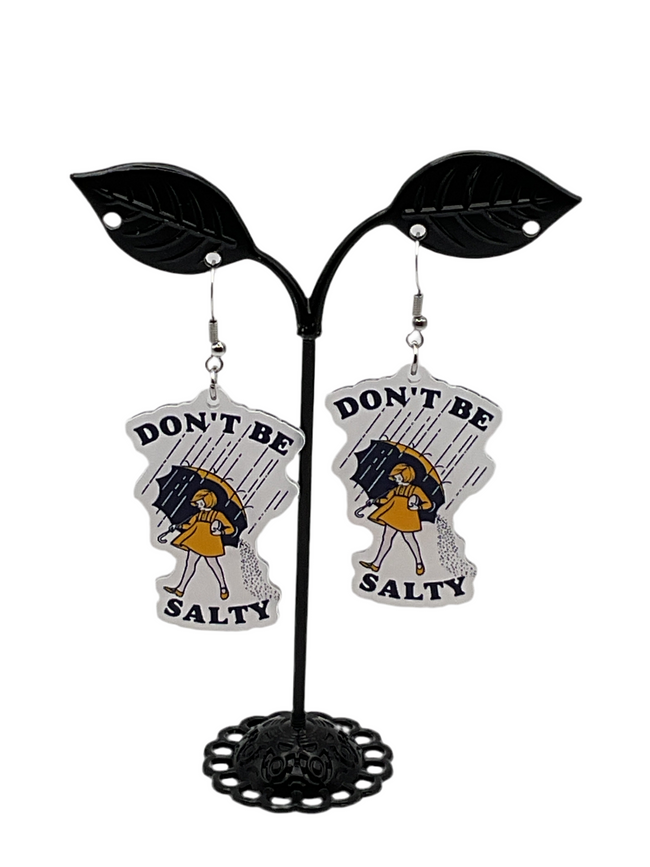 Don’t be Salty Earrings Hover Image