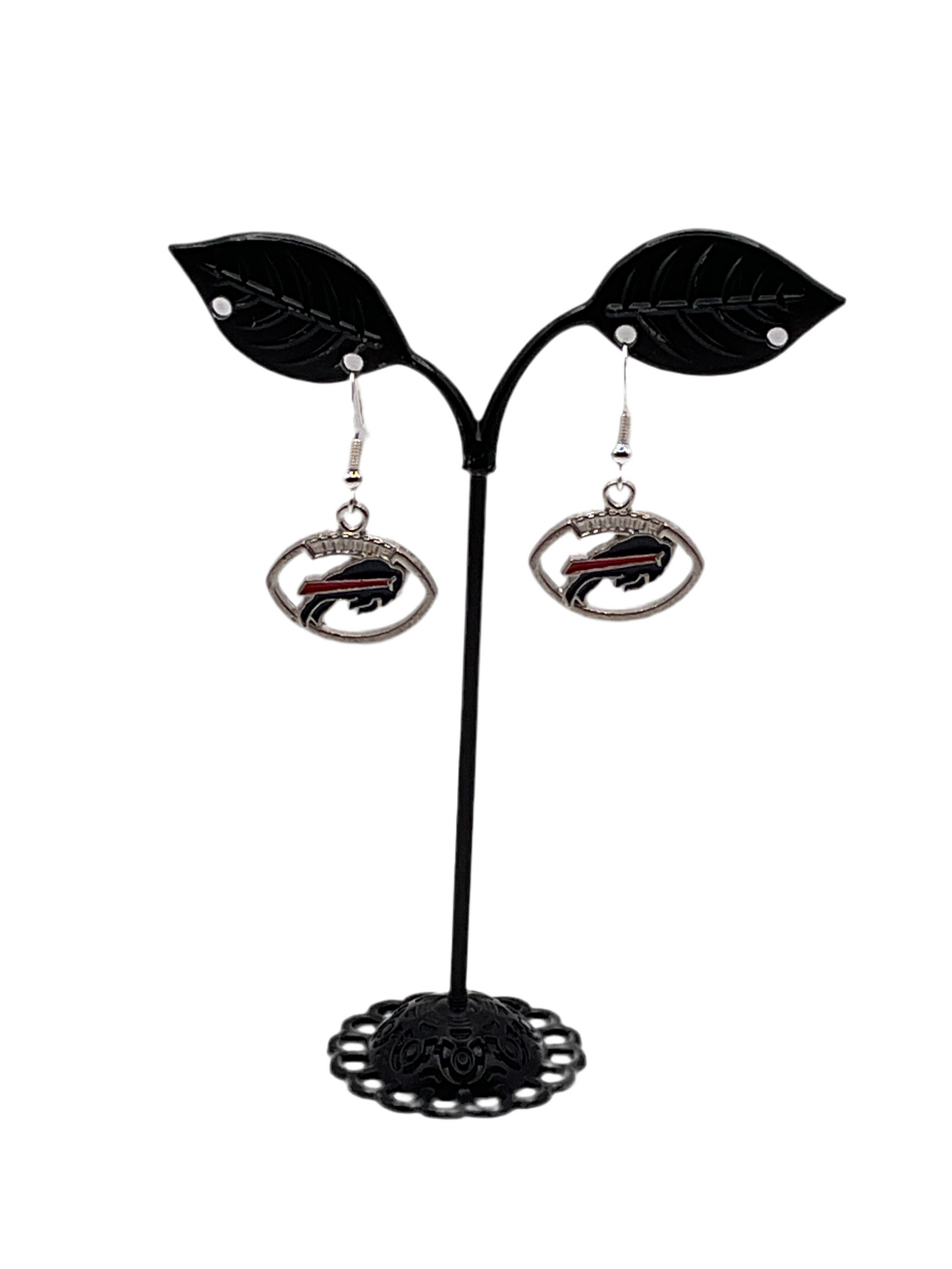 AFC Football Earrings Buffalo Bills~Football
