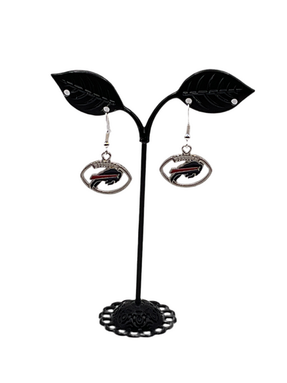 AFC Football Earrings Buffalo Bills~Football