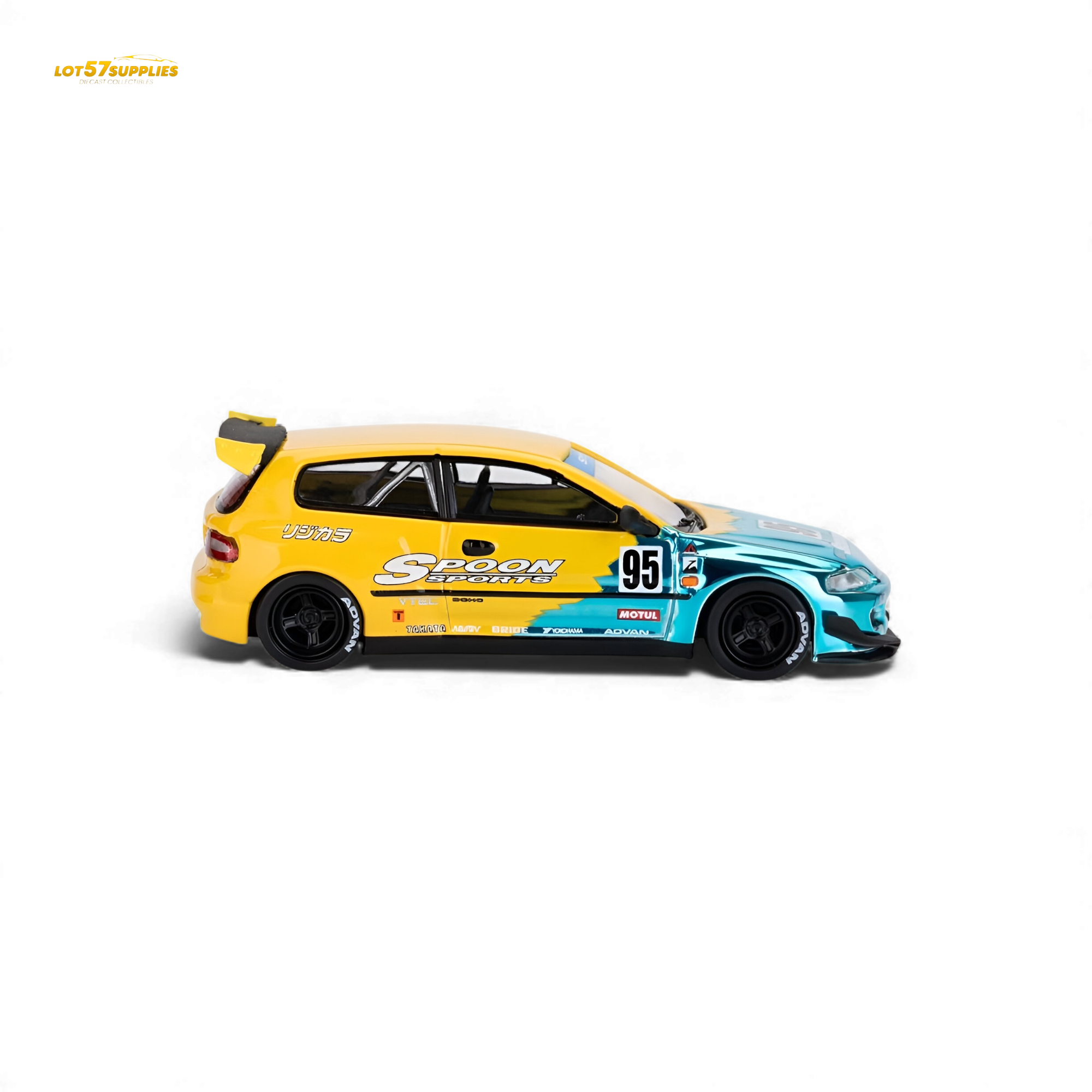 (Pre-Order) ET Model Pandem Civic EG6 Mk5 Rocket Bunny - Spoon Blue 1:64