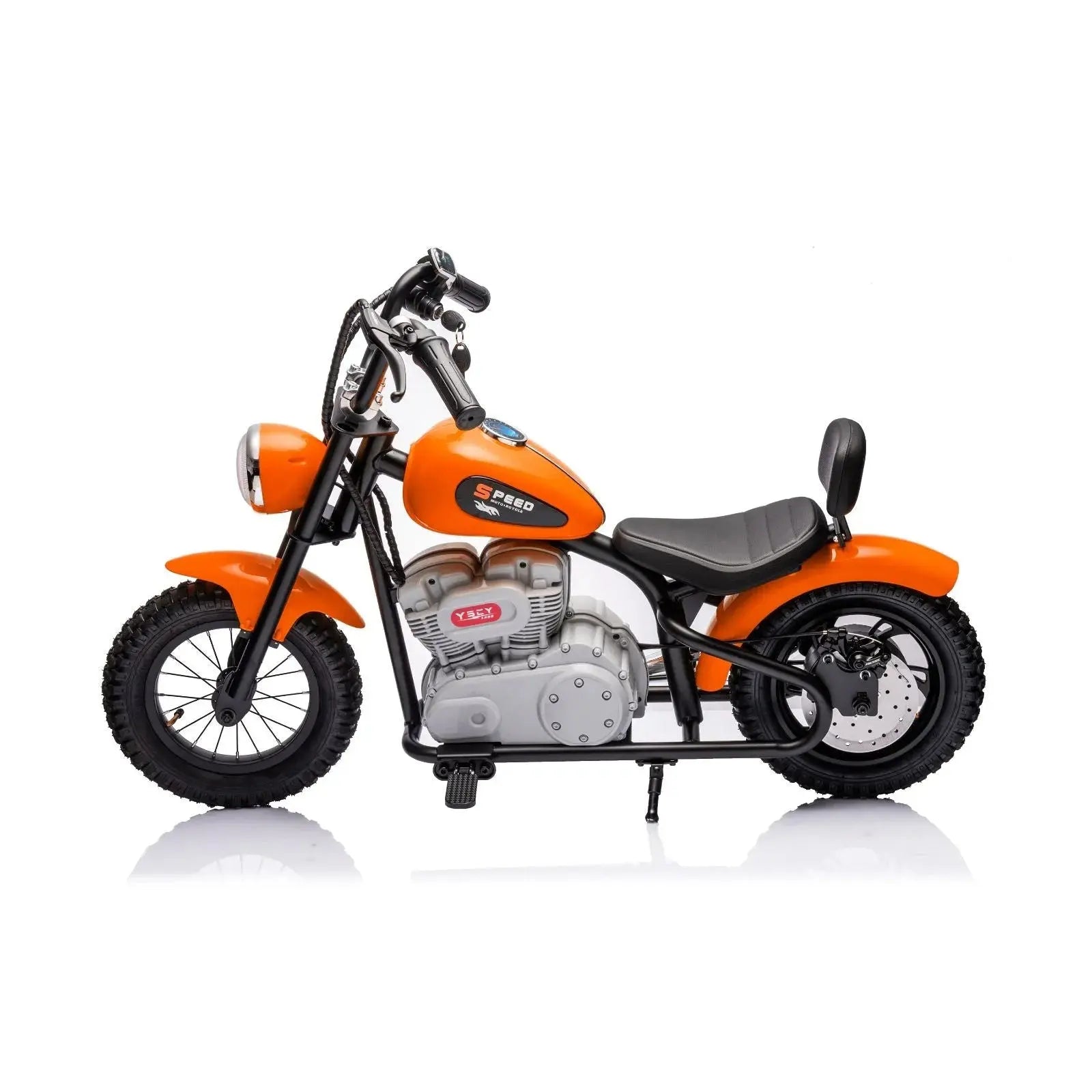 36V Freddo E-Chopper, Leather Seat, Rubber Air Wheels, Brushless Motor - Collectors World Toys