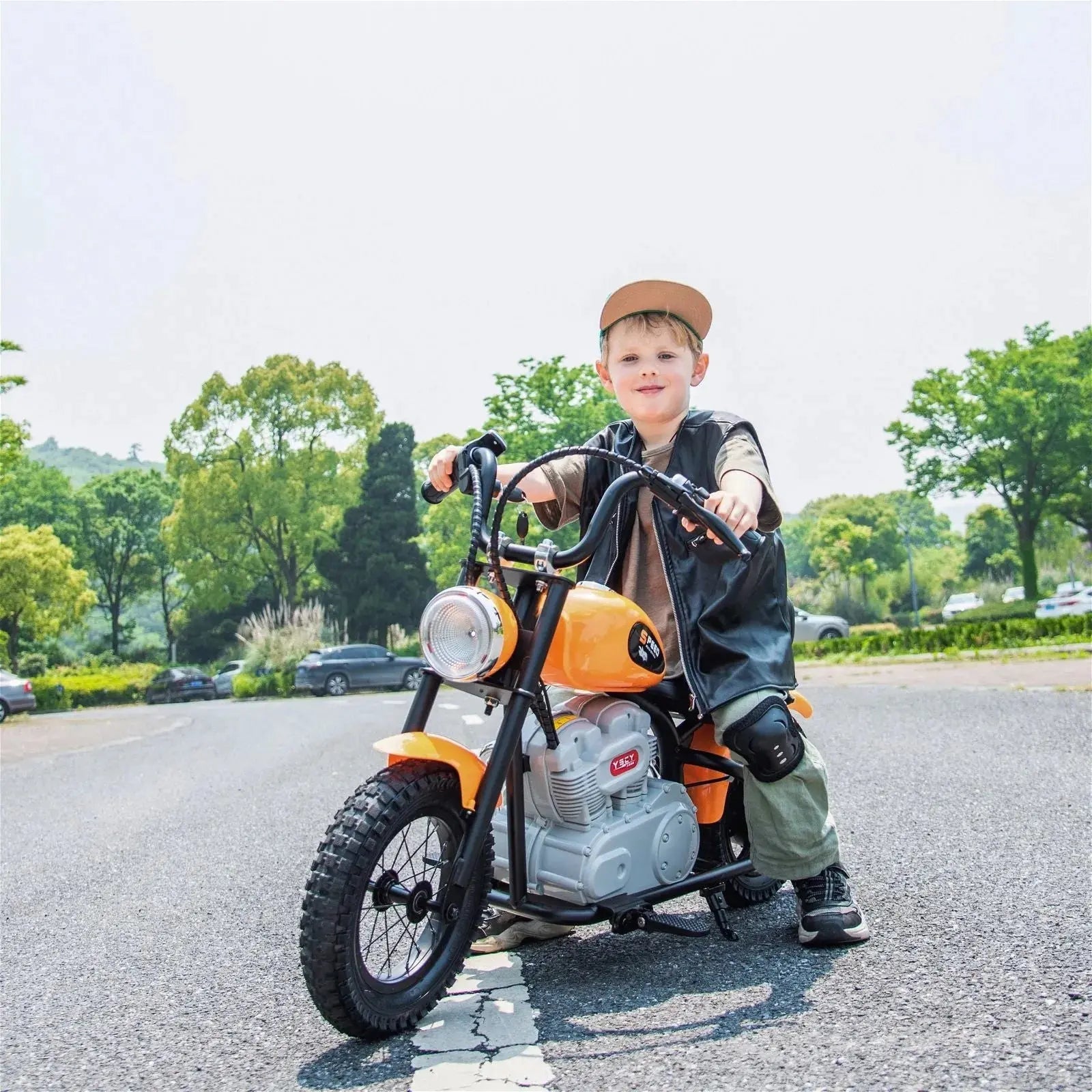 36V Freddo E-Chopper, Leather Seat, Rubber Air Wheels, Brushless Motor - Collectors World Toys
