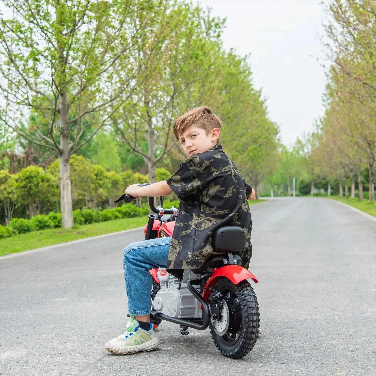 36V Freddo E-Chopper, Leather Seat, Rubber Air Wheels, Brushless Motor - Collectors World Toys