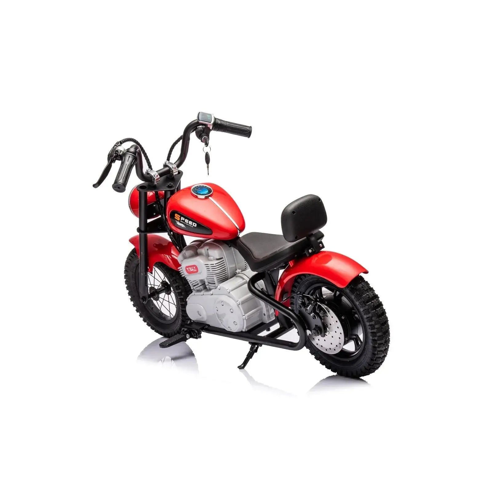 36V Freddo E-Chopper, Leather Seat, Rubber Air Wheels, Brushless Motor - Collectors World Toys