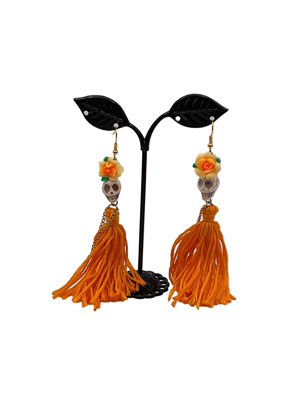 Skull Tassel Earrings