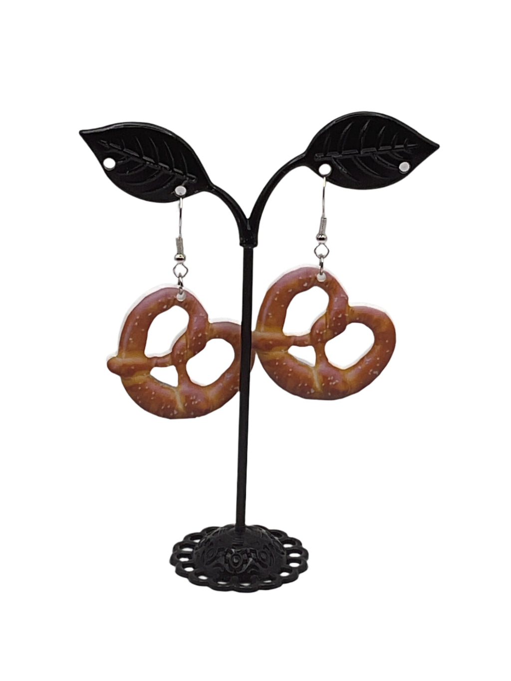 Pretzel earrings