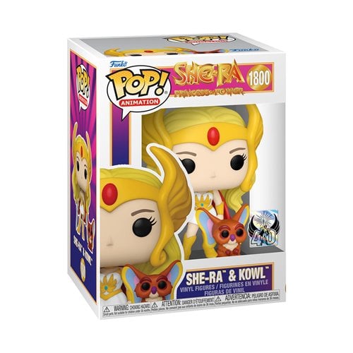 Funko Pop! Animation - She-Ra: Princess of Power 40th Anniversary Vinyl Figure - Select Figure(s) #1800 She-Ra & Kowl
