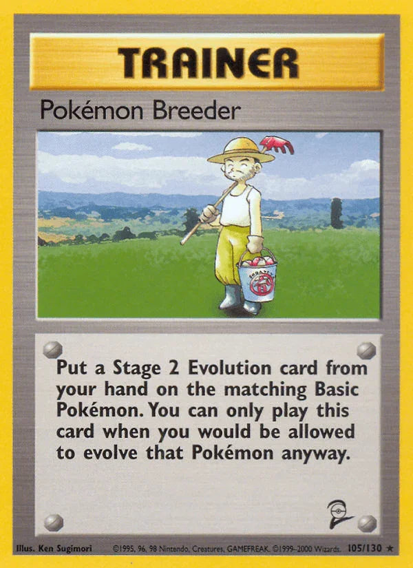 Pokemon Breeder (105/130) [Base Set 2] Main image