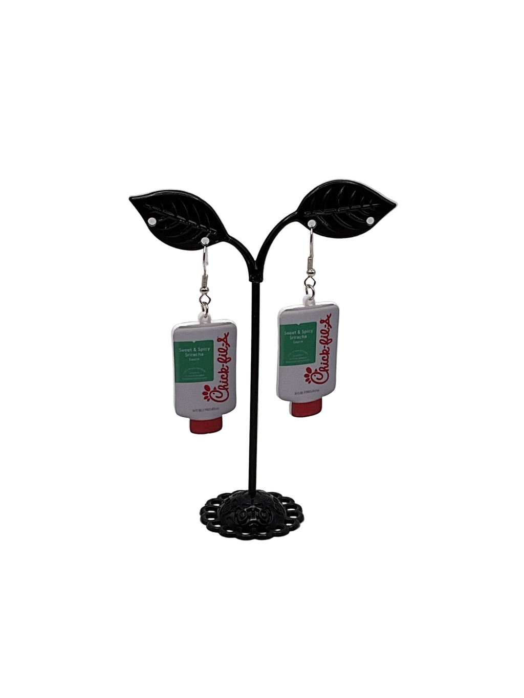Chick-fil-A sauce earrings