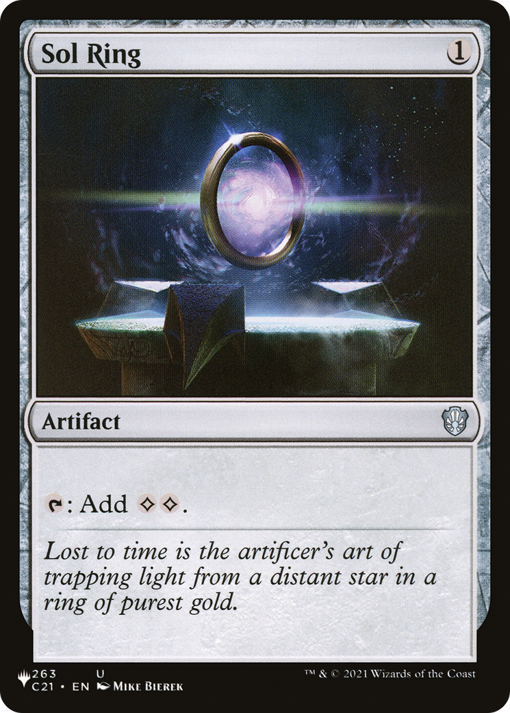 Sol Ring (LIST-C21-263) - The List