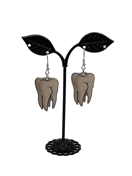Tooth earrings