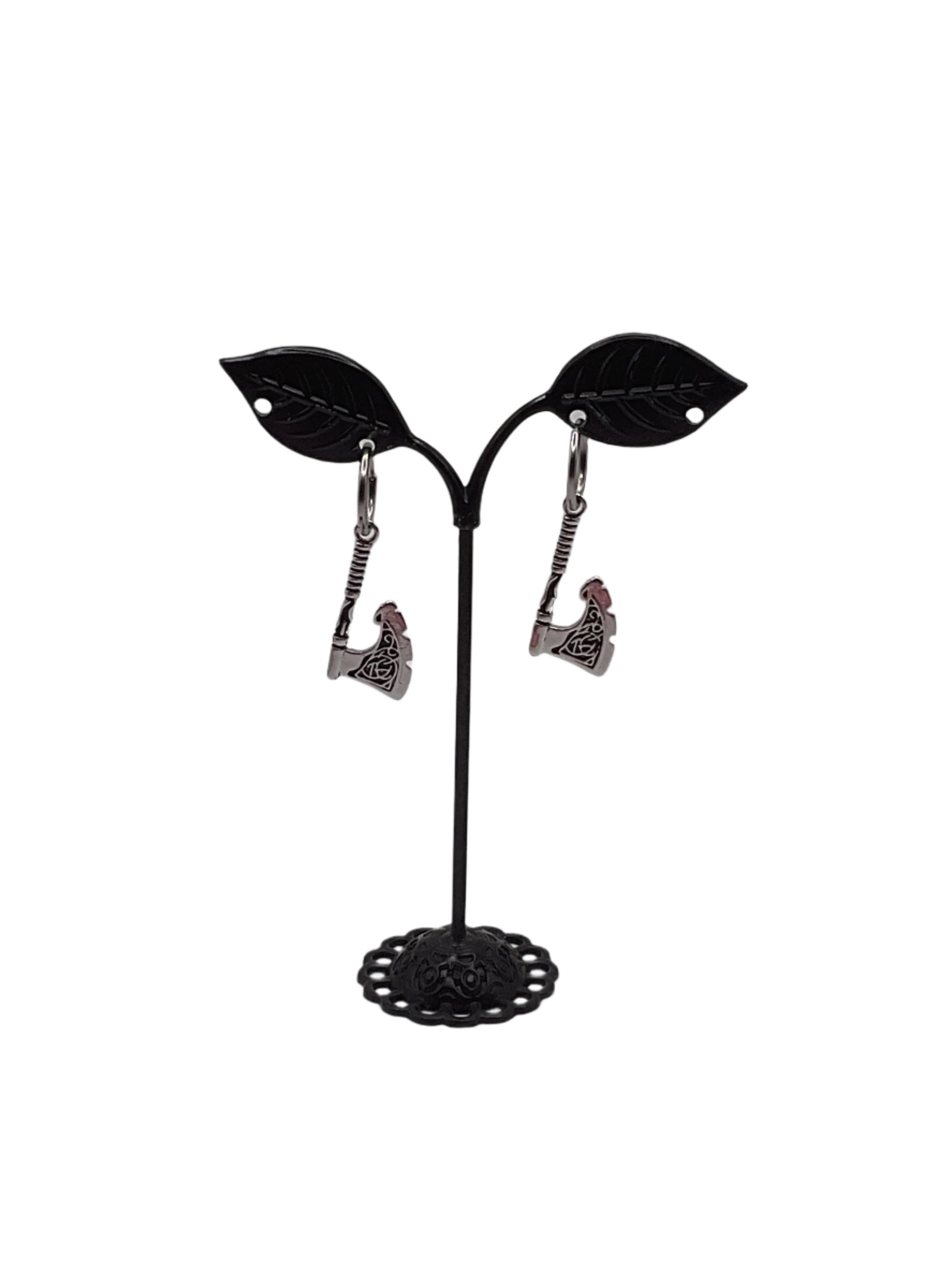 Battle Axe Earrings 2