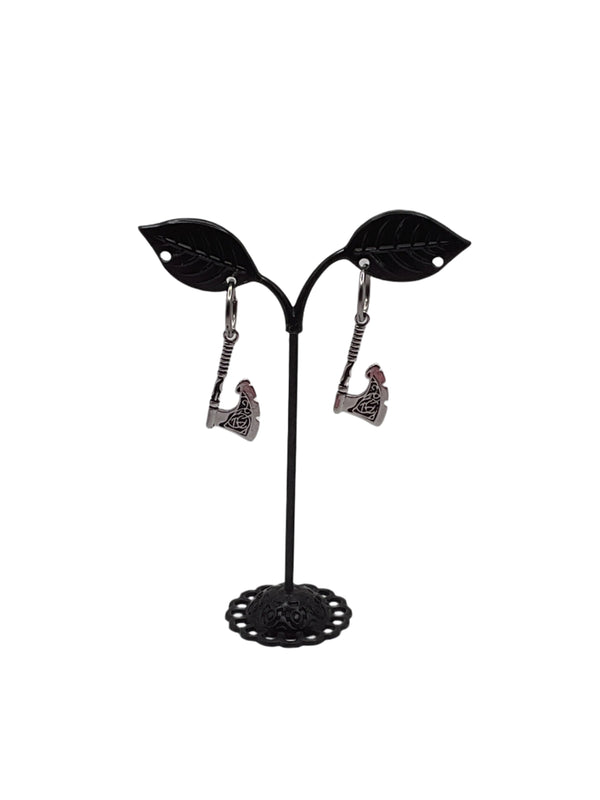 Battle Axe Earrings 2