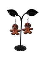 Evil Gingerbread Man Earrings