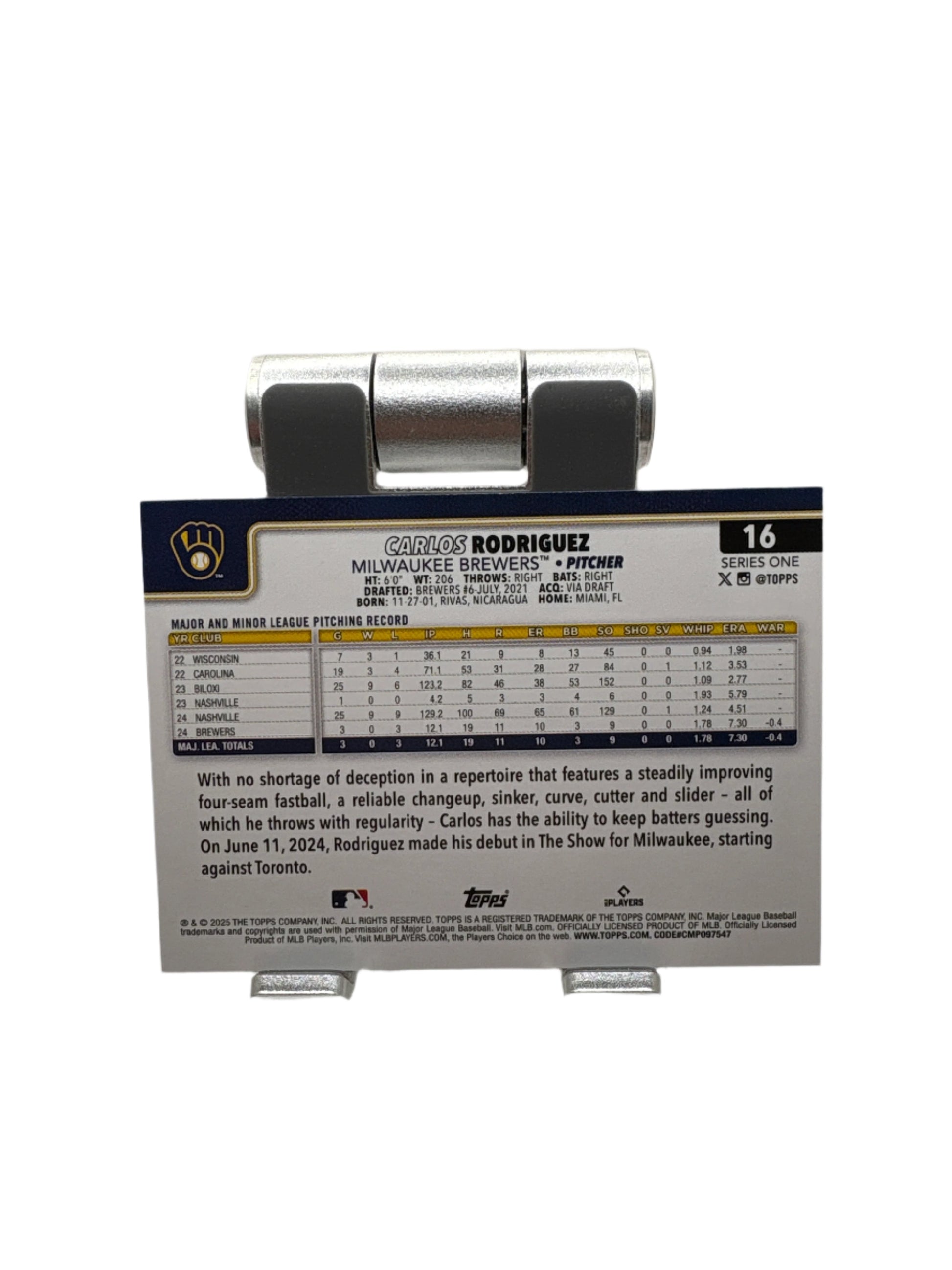 Topps Carlos Rodriguez