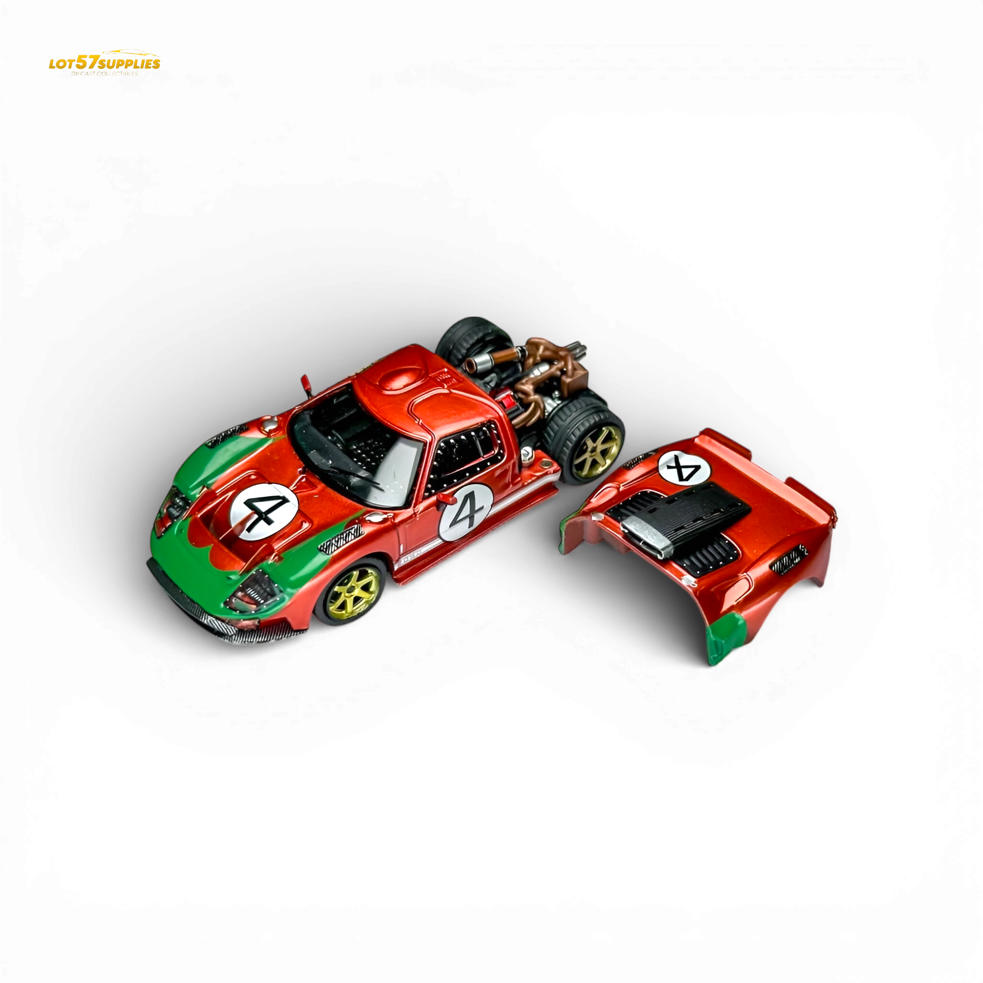 (Pre-Order) Rhino Model RM Ford GT40 - Le Mans Livery 1:64
