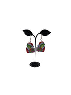 Grinch Christmas Earrings
