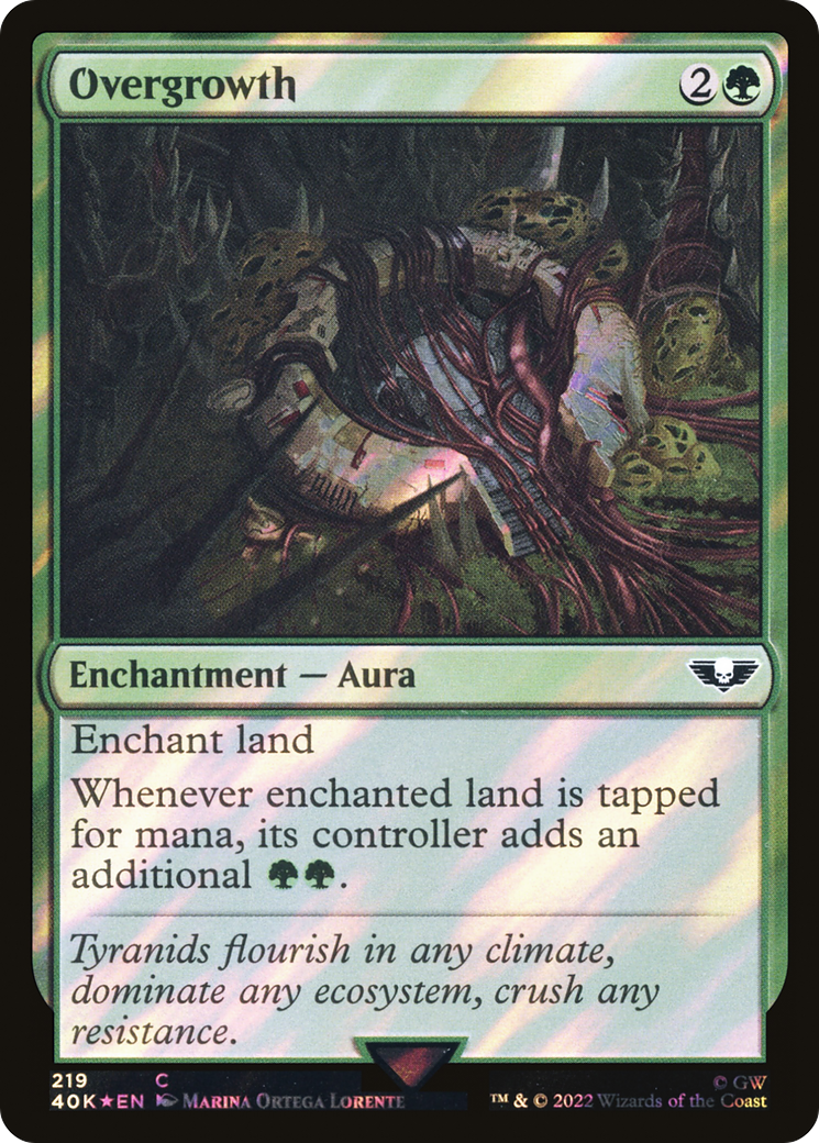 Overgrowth (40K-219★) - Warhammer 40,000 Commander Foil