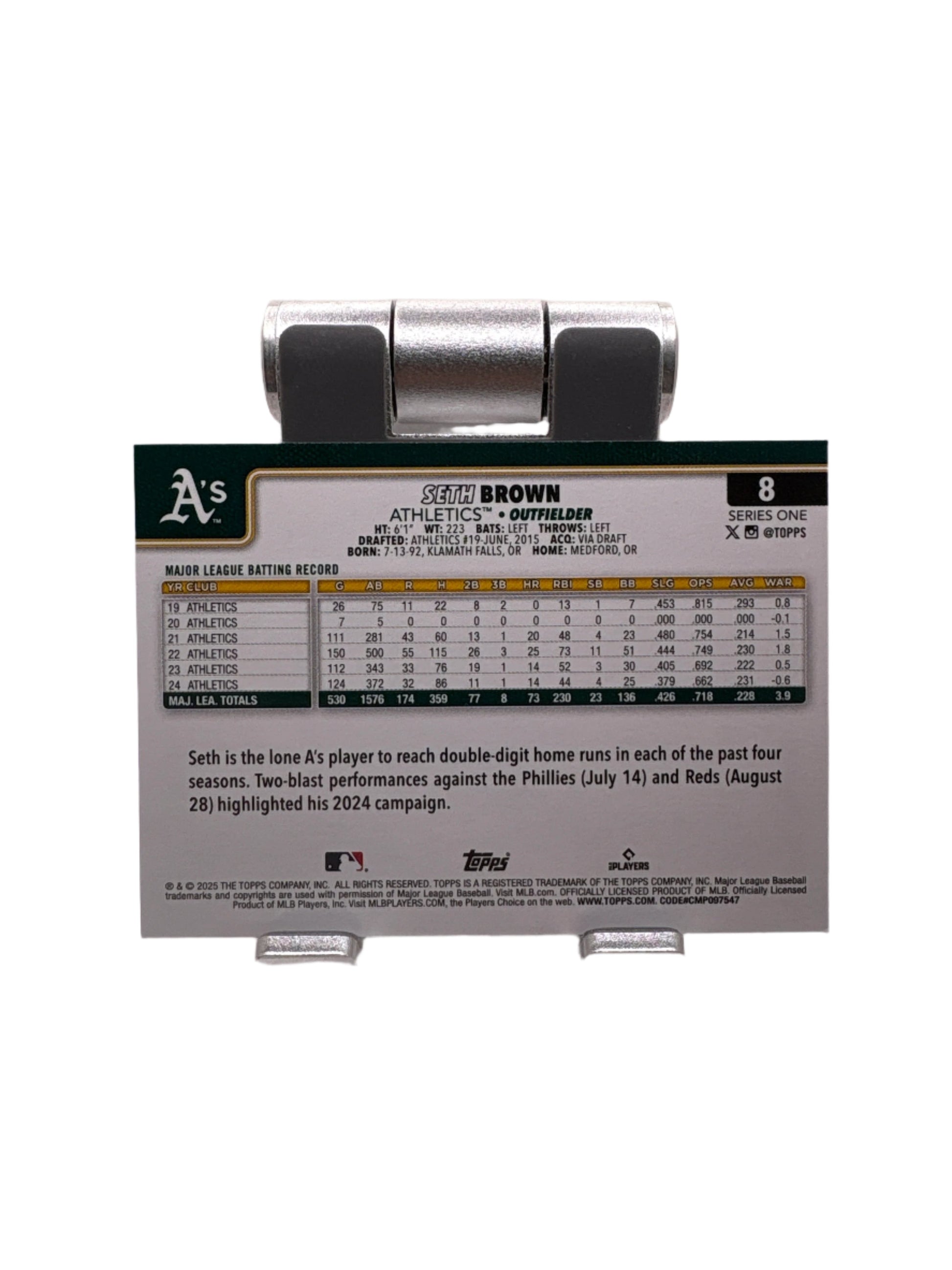 Topps Seth Brown