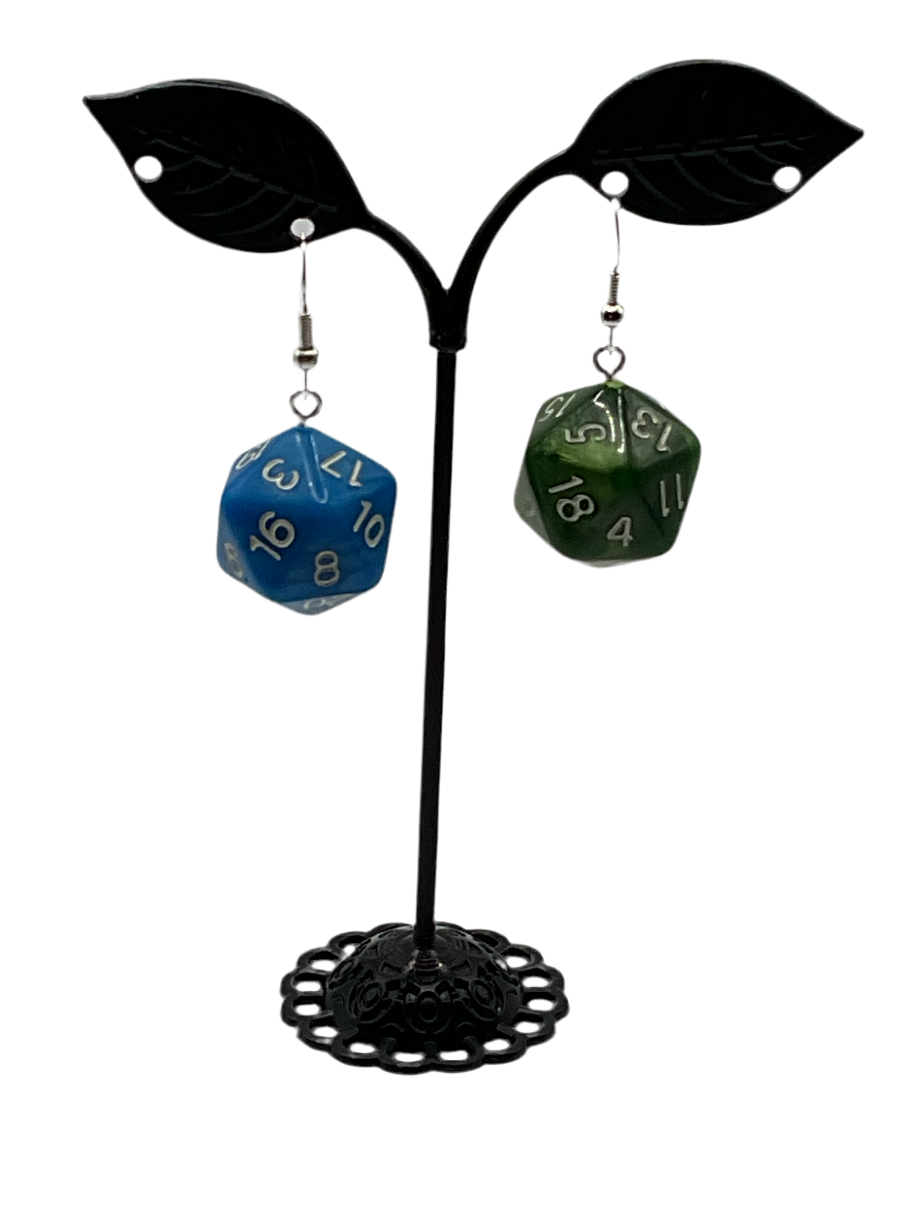 D20  Colorful Dice Earrings