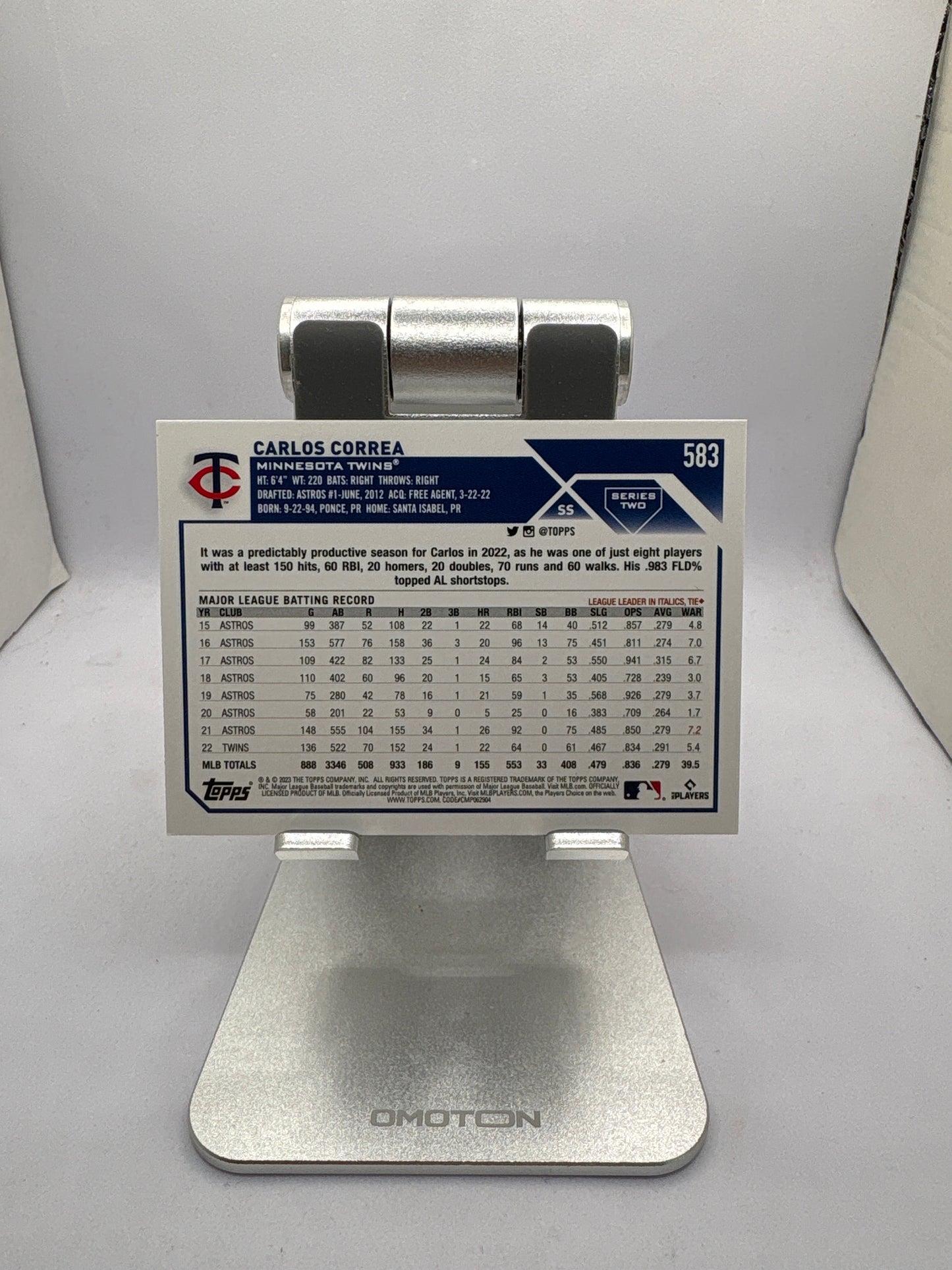 Topps Carlos Correa