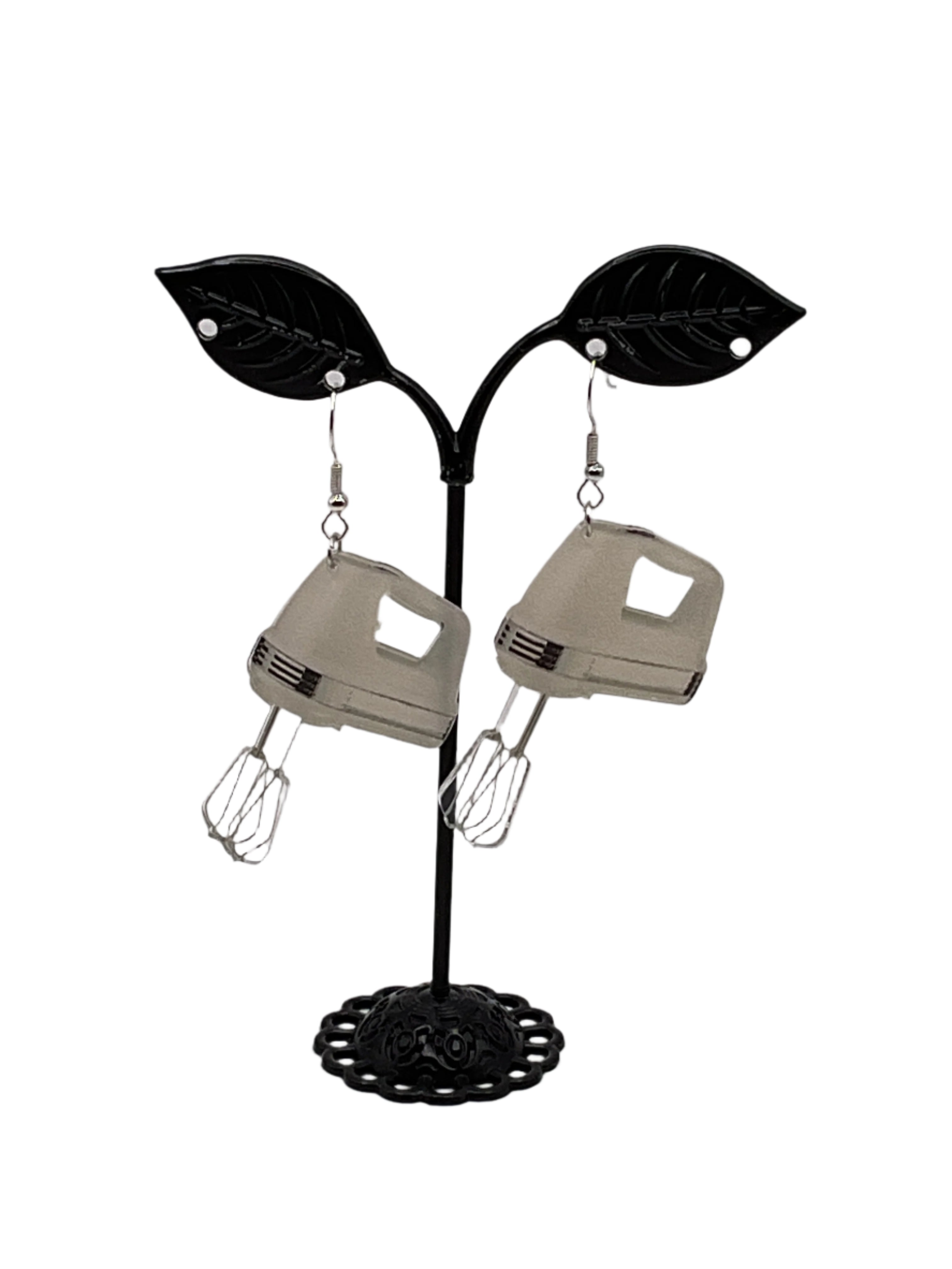 White mixer earrings Main image