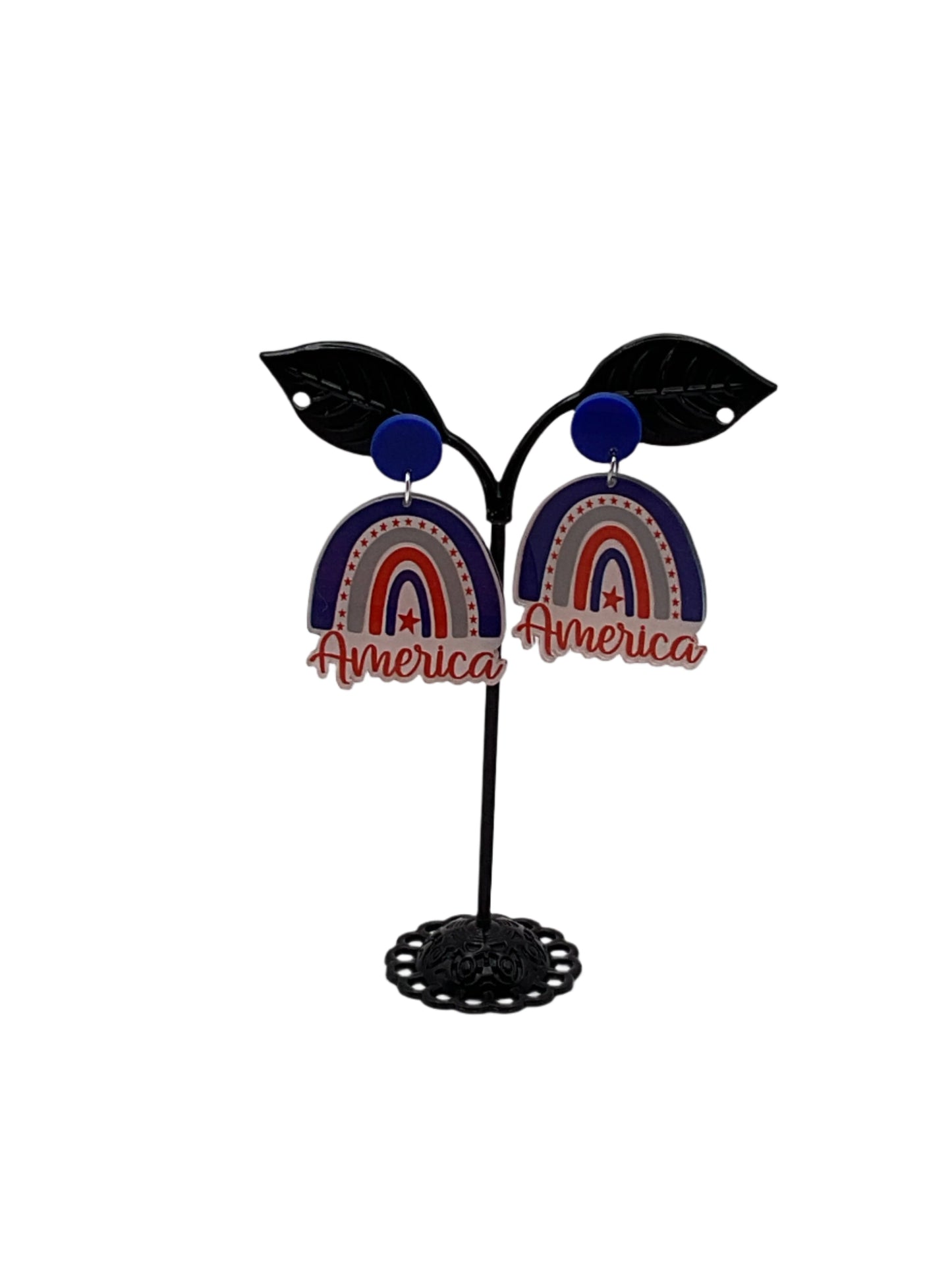 America Rainbow Earrings